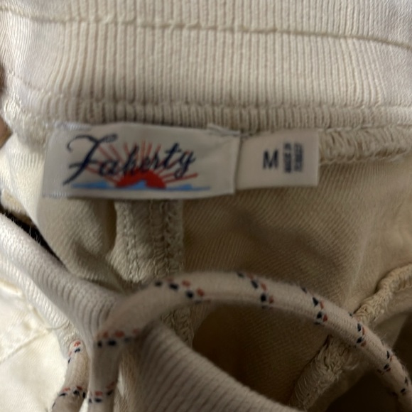 faherty tan drawstring cargo medium - Picture 4 of 8